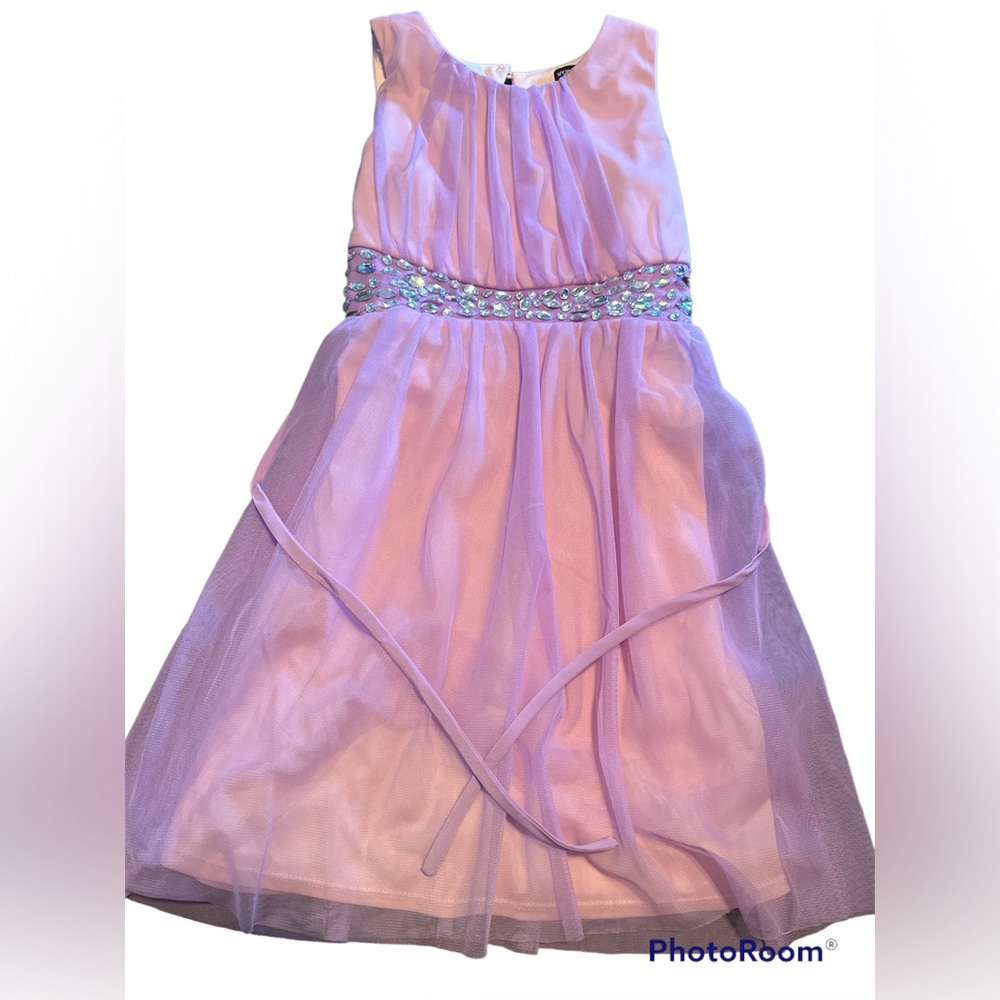 Pink & Purple Girls Dress